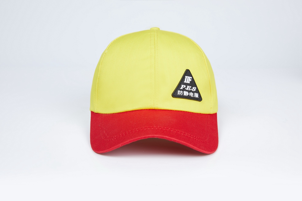 防靜電加油站撞色鴨舌帽 防靜電加油站撞色鴨舌帽