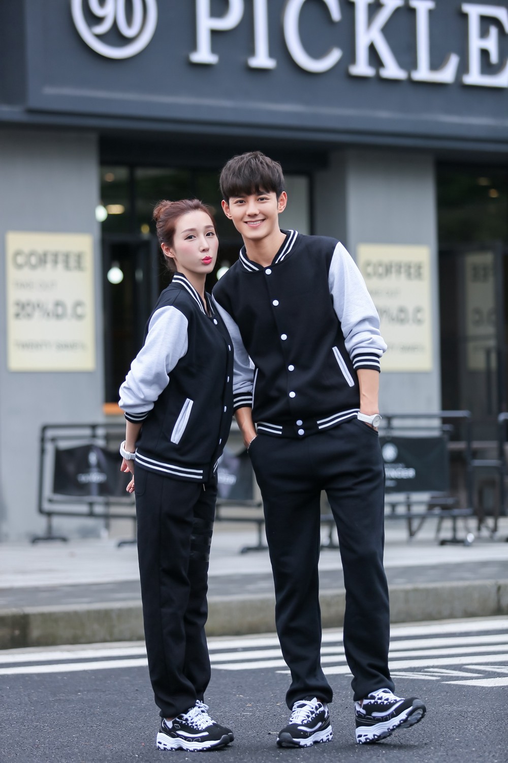 312款韓國超柔水貂絨棒球衫11色 312款韓國超柔水貂絨棒球衫11色