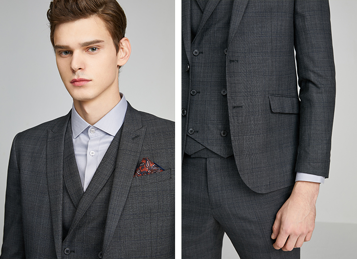 男士修身商務(wù)西裝定制 男士修身商務(wù)西裝定制