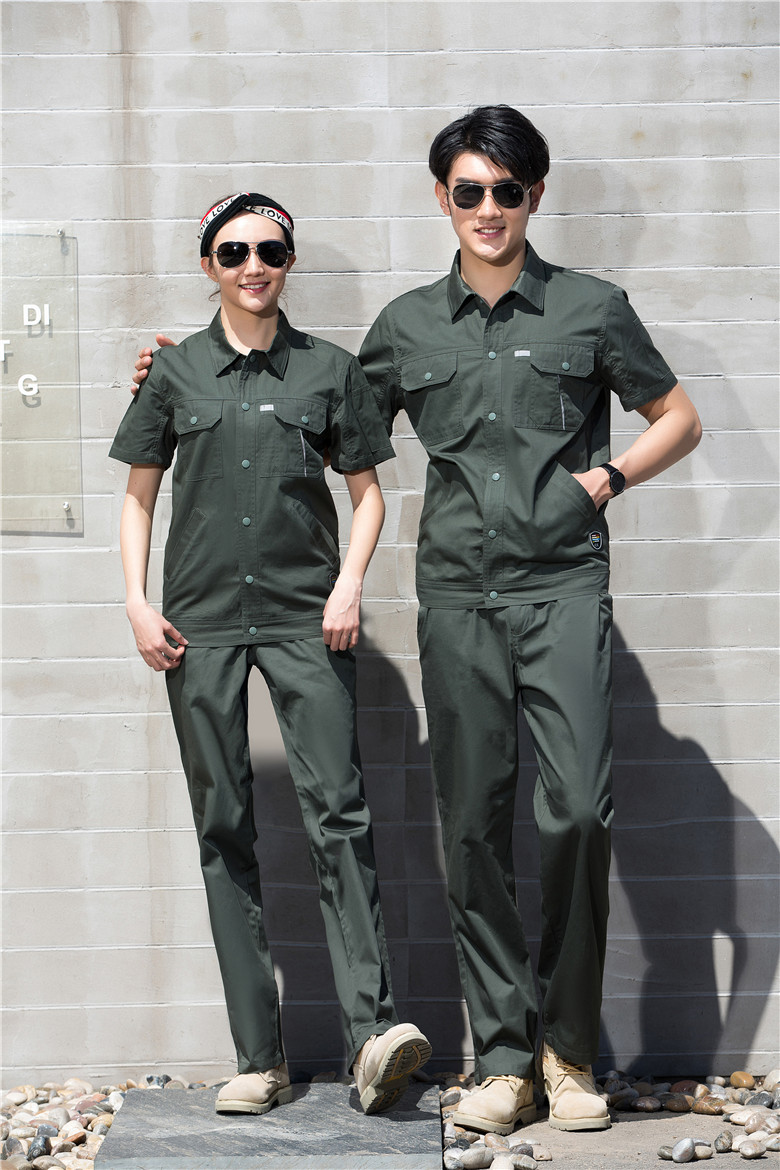 2021新款夏季短袖工作服定制 2021新款夏季短袖工作服定制