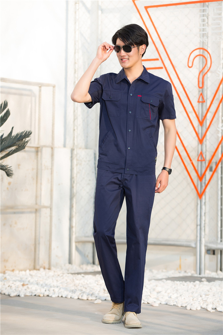 新款短袖工作服定制 新款短袖工作服定制