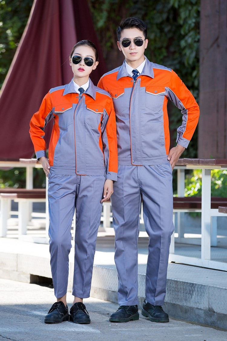 滌棉長袖工作服定做 滌棉長袖工作服定做