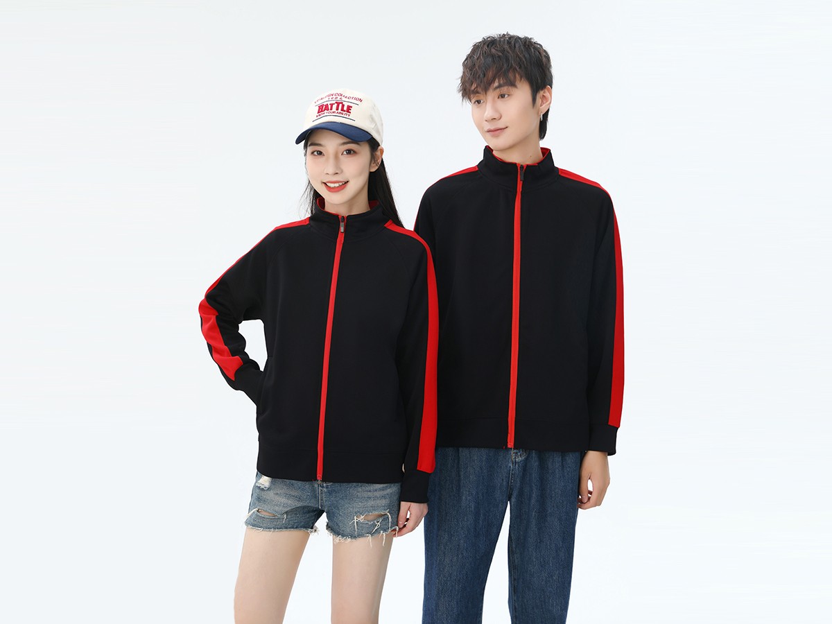 撞色立領衛(wèi)衣定制 撞色立領衛(wèi)衣定制