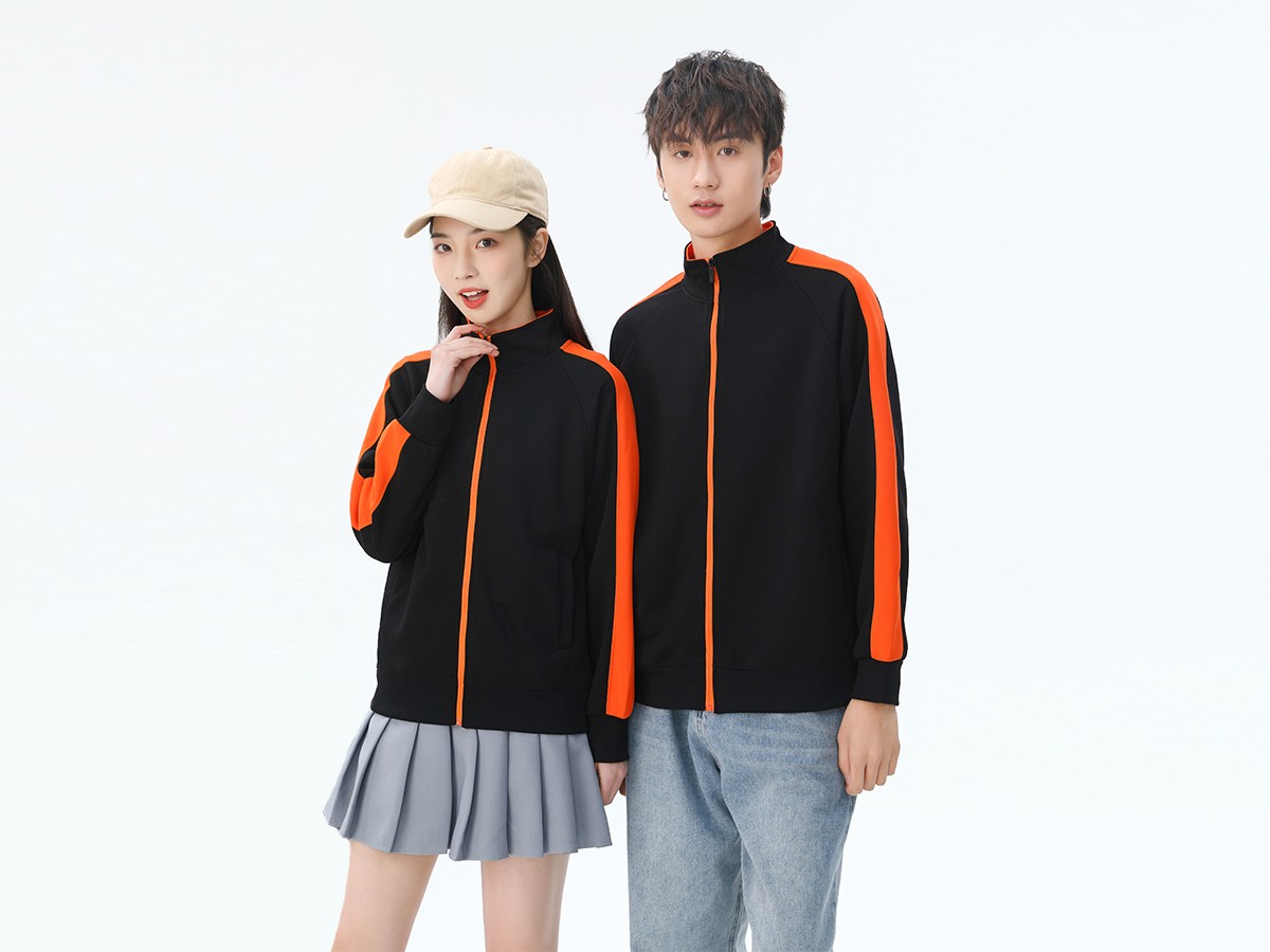 撞色立領衛(wèi)衣定制 撞色立領衛(wèi)衣定制