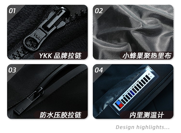 沖鋒衣細(xì)節(jié)展示